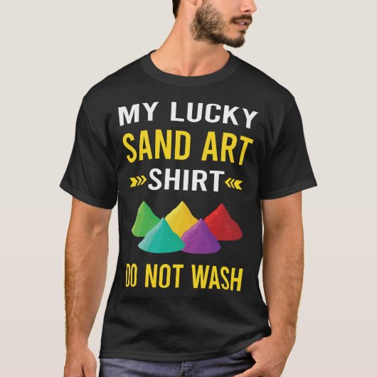 ラッキーシャツサンドアート Tシャツ (正面)