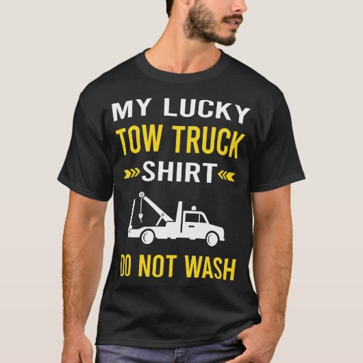 ラッキーシャツ牽引トラック Tシャツ (正面)