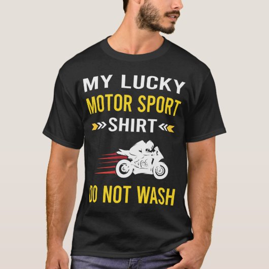 ラッキーシャツ モータースポーツ Tシャツ (正面)