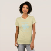 ラッキーシャムロックをパーソナライズ Tシャツ (正面フル)
