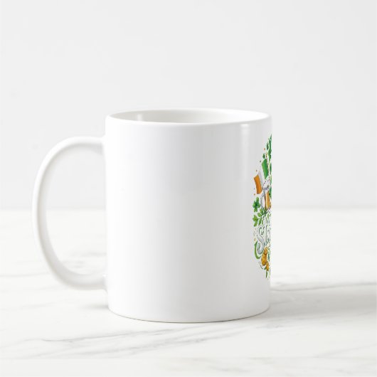 ラッキーシャムロックコーヒーマグ コーヒーマグカップ (左)