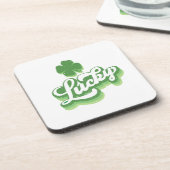 ラッキーシャムロックサンパトリックの日アイルランド コースター (左側)