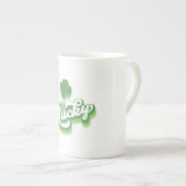 ラッキーシャムロックサンパトリックの日アイルランド ボーンチャイナマグカップ (正面右)
