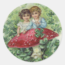 ラッキーシャムロックシール ラウンドシール