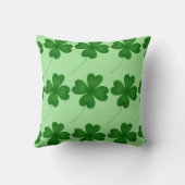 ラッキーシャムロックデザイン クッション (裏面)