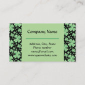 ラッキーシャムロックフォーリーフクローバー 名刺 (裏面)