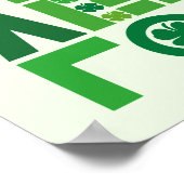 ラッキーシャムロックラブ ポスター (角)