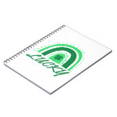 ラッキーシャムロックレインボー ノートブック (左側)