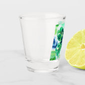 ラッキーシャムロック ショットグラス (左)