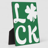 ラッキーシャムロック フォトプラーク (側面)