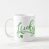 ラッキーシャムロックSt patricks day コーヒーマグカップ (左)