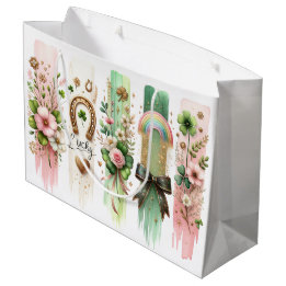 ラッキーシンボルズサンパトリックの日抱き枕 ラージペーパーバッグ