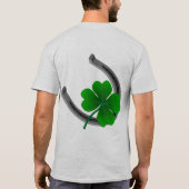 ラッキージャケットラッキーラッキーチャームジャケットギフト Tシャツ (裏面)