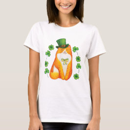ラッキージンジャー子猫St patricks Tシャツ