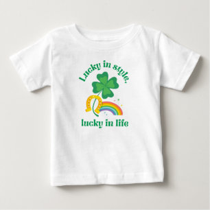 ラッキースタイルラッキー生活ベビーTシャツ ベビーTシャツ