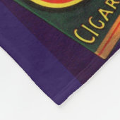 ラッキーストライク1920年代のタバコ広告 フリースブランケット (角)