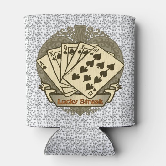 ラッキーストリークトランプのポーカークーラーボックス 缶クーラー (裏面)