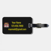 ラッキーセブンジャックポットラゲッジタグ ラゲッジタグ (裏面横)