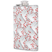 ラッキーセブンポーカーカード フラスク (左)