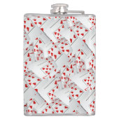 ラッキーセブンポーカーカード フラスク (裏面)