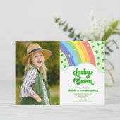 ラッキーセブンレインボークローバー7thバースデーパーティー 招待状 (スタンド正面)