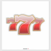 ラッキーセブン777 シール (シート)