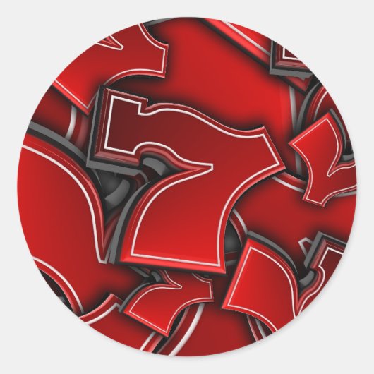 ラッキーセブン – ステッカー (正面)