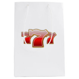 ラッキーセブン – スロットマシンのジャックポット スモールペーパーバッグ