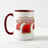 ラッキーセブン – スロットマシンのジャックポット マグカップ (左)