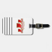 ラッキーセブン – スロットマシンのジャックポット ラゲッジタグ (正面横)