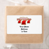 ラッキーセブン – スロットマシンのジャックポット ラベル (インサイチュ)