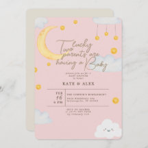 ラッキーセントパトリックの女の子ピンクの赤ちゃんシャワー