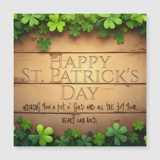 ラッキーセントパトリックの日の願い🍀 (正面)