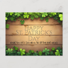 ラッキーセントパトリックの日の願い🍀 シーズンポストカード