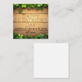 ラッキーセントパトリックの日の願い🍀 ノートカード (正面/裏面)