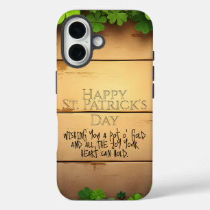ラッキーセントパトリックの日の願い🍀 iPhone 16ケース