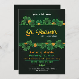 ラッキーセントパトリックデーパーティー 招待状