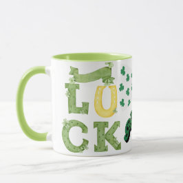 ラッキーセントパトリックデーマグカップ"Let's Get Green" マグカップ