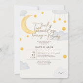 ラッキーセントパトリック男女兼用の赤ちゃんシャワー 招待状 (正面)