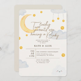 ラッキーセントパトリック男女兼用の赤ちゃんシャワー 招待状