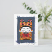 ラッキータイガーベビー ポストカード (スタンド正面)