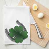 ラッキータオルSt. Patrick's Tea カスタマイズ Towels キッチンタオル (四つ折り)