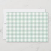 ラッキーダックのファーストバースデーパーティー招待状 招待状 (裏面)