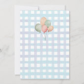 ラッキーダックの誕生日招待状(あらゆる年齢に対応) 招待状 (裏面)