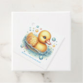 ラッキーダックの1歳の誕生日パーティー フェイバータグ (インサイチュ)