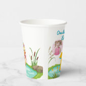 ラッキーダックキッズの誕生日フォト 紙コップ (右)