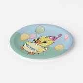 ラッキーダックバースデーパーティードッキー紙カップ ペーパープレート (アングル)