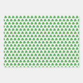 ラッキーダックルビー鴨シャムロッククローバーグッドラック ラッピングペーパーシート (正面3)