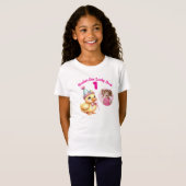 ラッキーダック1歳誕生日写真ギフト Tシャツ (正面フル)