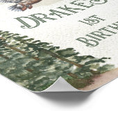 ラッキーダック1st誕生日パーティーウェルカムサイン ポスター (角)